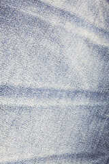 Texture of blue jeans
