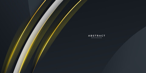 Black and gold abstract background