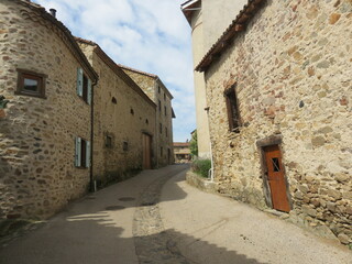 Village de Lavaudieu, Haute-Loire, Auvergne, France, Plus Beau Village de France