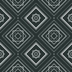 Abstract ethnic oriental  pattern background.Vector and illustration.