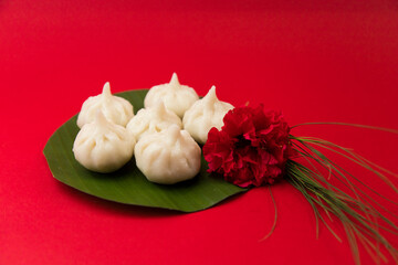Modak, an Indian sweet made during Ganeshotsav for lord Ganesha.