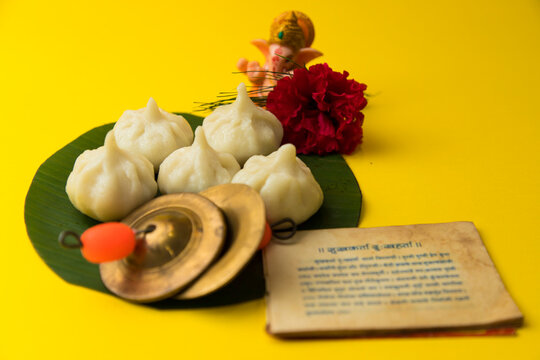 Modak, an Indian sweet made during Ganeshotsav for lord Ganesha.