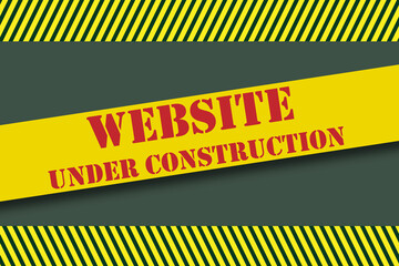 Website under construction page background design