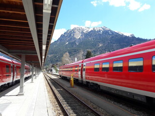Bahnhof in Oberstdorf 