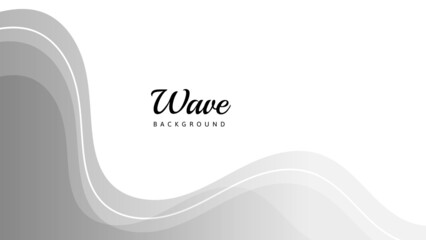 abstract white and gray wave background