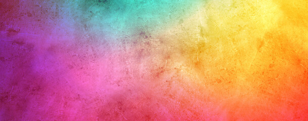 Trendy Vibrant Colorful Rough Contemporary Background Paper, Vintage Distressed Texture Banner Wide High Resolution With Space For Text Wallpaper