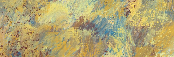 Unique painting art with oil paint brush splash for presentation, card background, wall