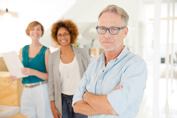 Obraz premium Businessman standing in office