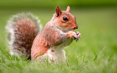 squirrel on the grass