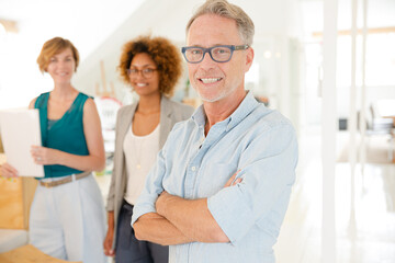 Obraz premium Businessman standing in office