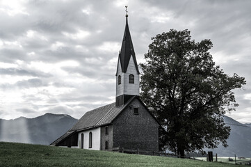 Fototapeta na wymiar Kapelle im Allgäu