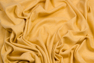 Texture of the fabric swirling in a whirlpool.  cloth background. Web article template. Long header banner format. Sale coupon. Visit card. Your information. Text space.
