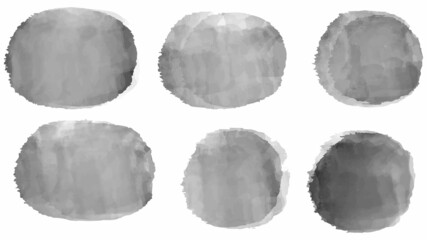 Set of black brush, paint, ink brush strokes, brushes, lines. Dirty artistic design elements. Vector illustration. Isolated on white background.