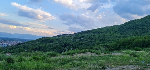 panorama of the mountains