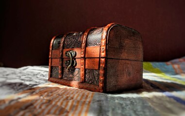 old wooden chest