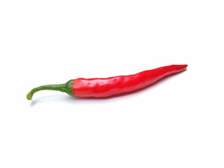 red chili pepper isolated on white background
