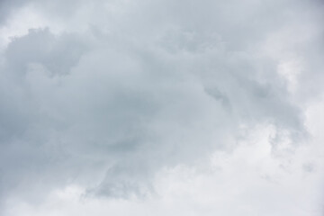 Dark cloud  on the sky.