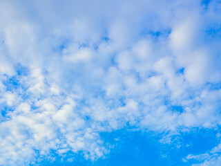 Fototapeta premium Sky with clouds,Blue skies, white clouds ,The vast blue sky and clouds