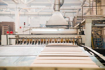 Factory for the production of corrugated cardboard