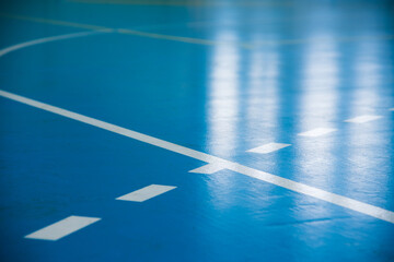 Interior of the school sports hall © SGr