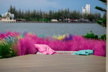 The background of the morning light, the wallpaper of the Twilight sky, the lake or the sea, is a...