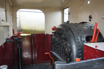 Steam train engine