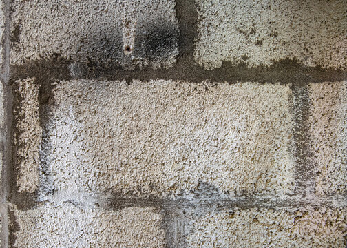 Extremely Rough Brick Wall Grunge Texture, Cement Concrete Grey