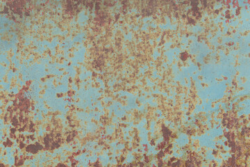 Abstract iron texture with old scracthed paint. Vintage rusty metal background