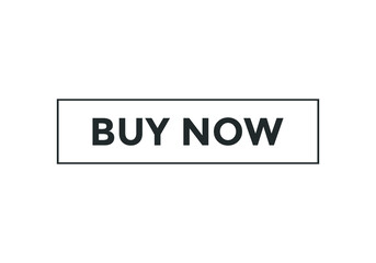 Fototapeta premium buy now sign icon. e commerce button. rectangle stroke template. white color text. web button