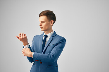 business man in suit manager office work entrepreneur