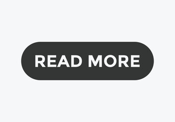 read more text sign icon, square shape web button template