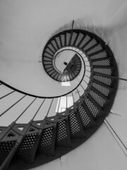 Lighthouse spiral staircase