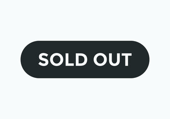 sold out web button template. white color text