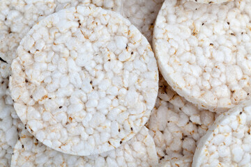 round rice loaves made from rice grains