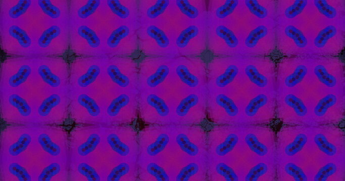 Kaleidoscope shapes moving in hypnotic motion