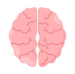 Vector illustration of brain, suitable for advertising health and education products