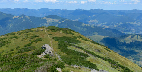 Naklejka premium mountain landscape 