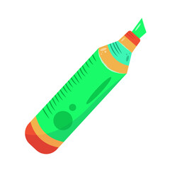 highlighter vector icon highlighter from stationery set