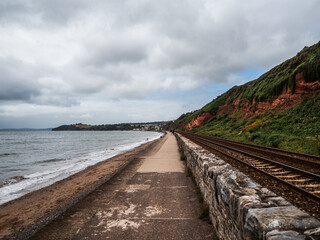 Obraz premium Between Track and Ocean 