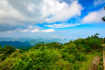 Fototapeta premium landscape with blue sky