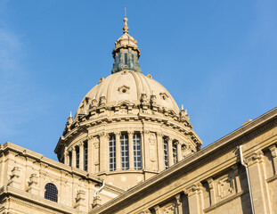 National Art Museum of Catalonia in Barcelona in Spain