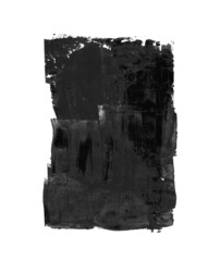black paint abtract