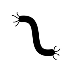 Bacteria icons vector. bacteria illustration sign. microbe symbol.