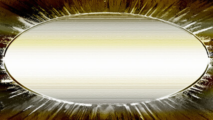 Abstract oval shape border background image.