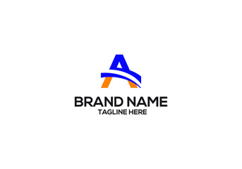 A letter logo design and minimalist A letter logo 