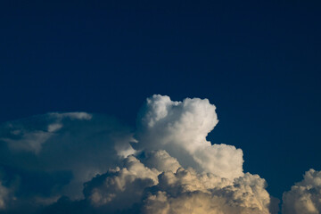 blue sky with clouds