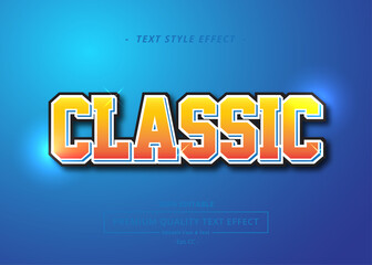 Classic Vector Text Style Effect