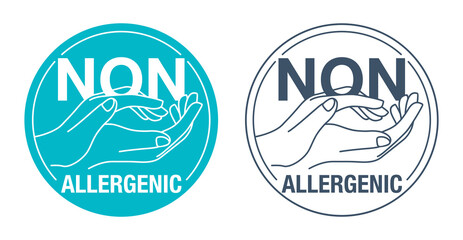 Non-allegrenic stamp with human hands