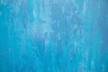 Blue painted wall texture background