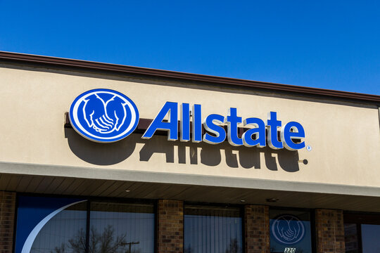 Allstate Insurance office. The Allstate Corporation is the second largest personal lines insurer in the US.